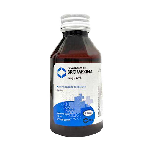 BROMEXINA 8MG JBE AD 120ML (POLINAC)